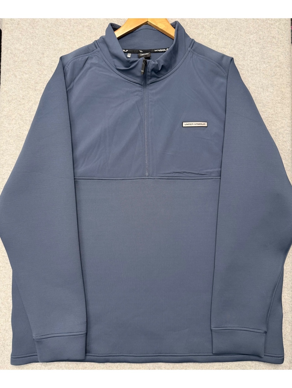 Under Armour Drive Pro Hybrid HZ Golf Half Zip 3XL Mens Downpour Gray NWT